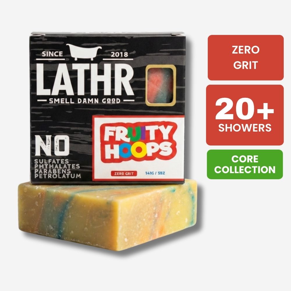 Fruity Hoops Soap Bar LATHR Made In Canada