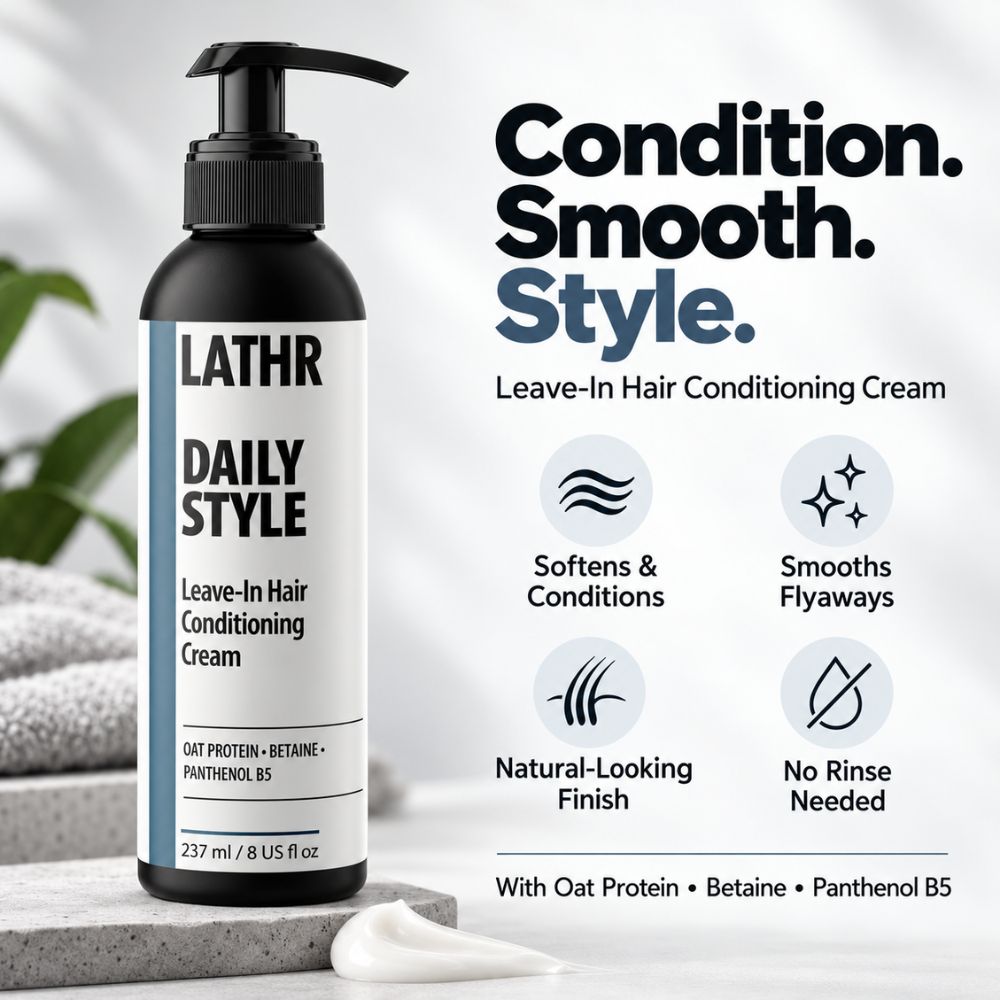 Leave-In Hair Conditioning Cream LATHR Made In Canada