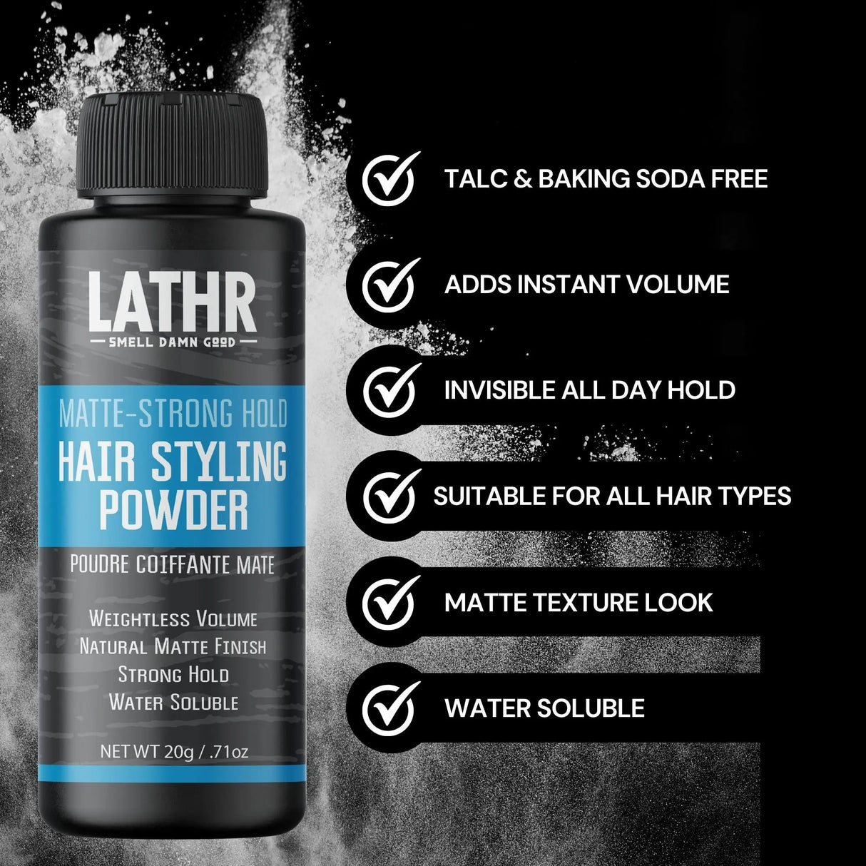 Hair Texture Styling Powder | Men's Lifestyle Brand – LATHR