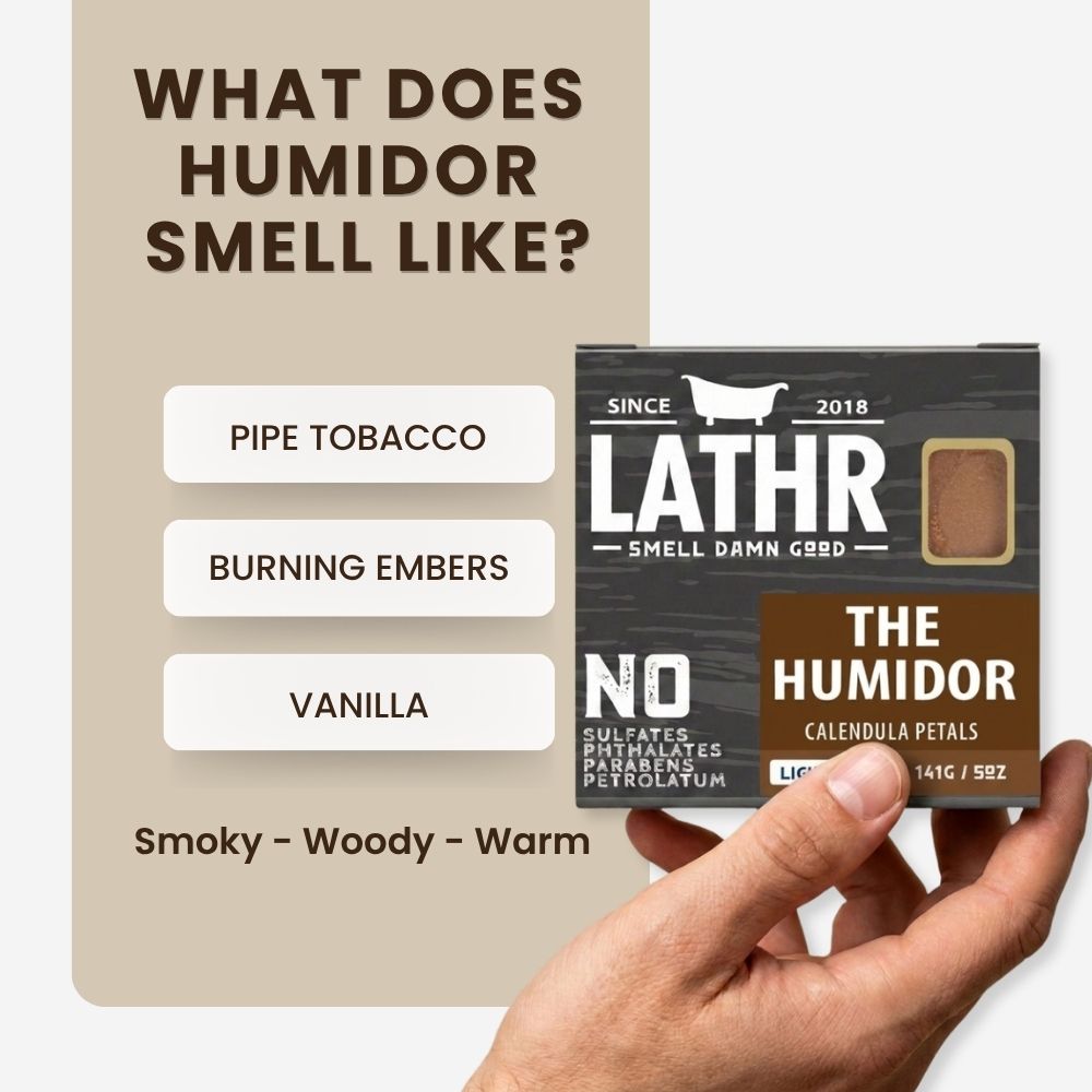 The Humidor Soap Bar LATHR Made In Canada