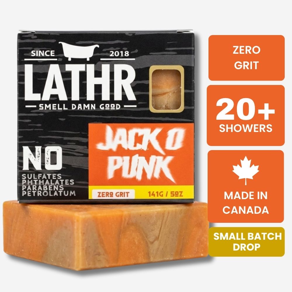 Jack O Punk Soap Bar LATHR Made In Canada