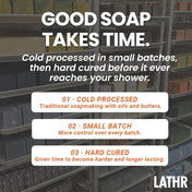 Jack O Punk Soap Bar LATHR Made In Canada