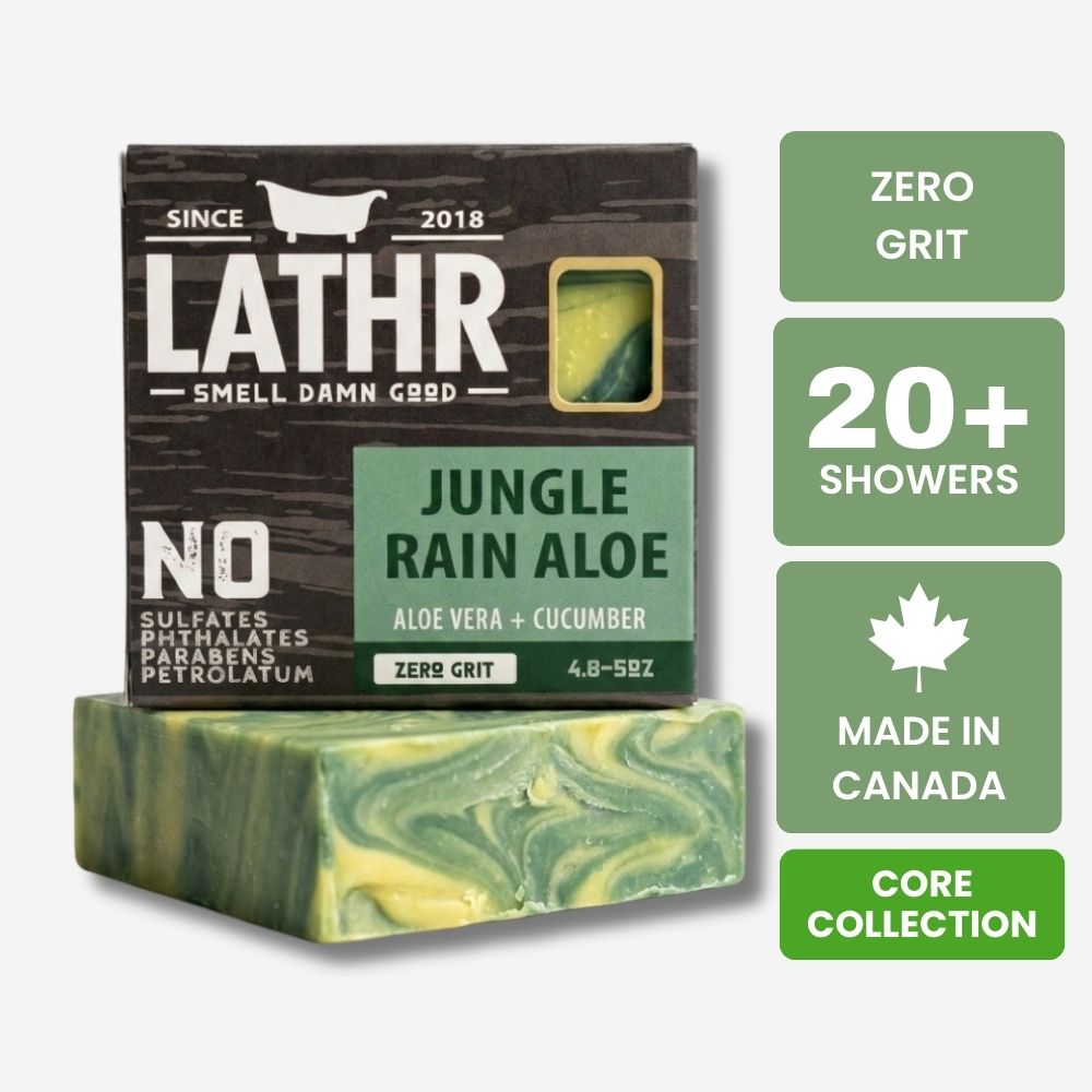 Jungle Rain Aloe Soap Bar LATHR Made In Canada