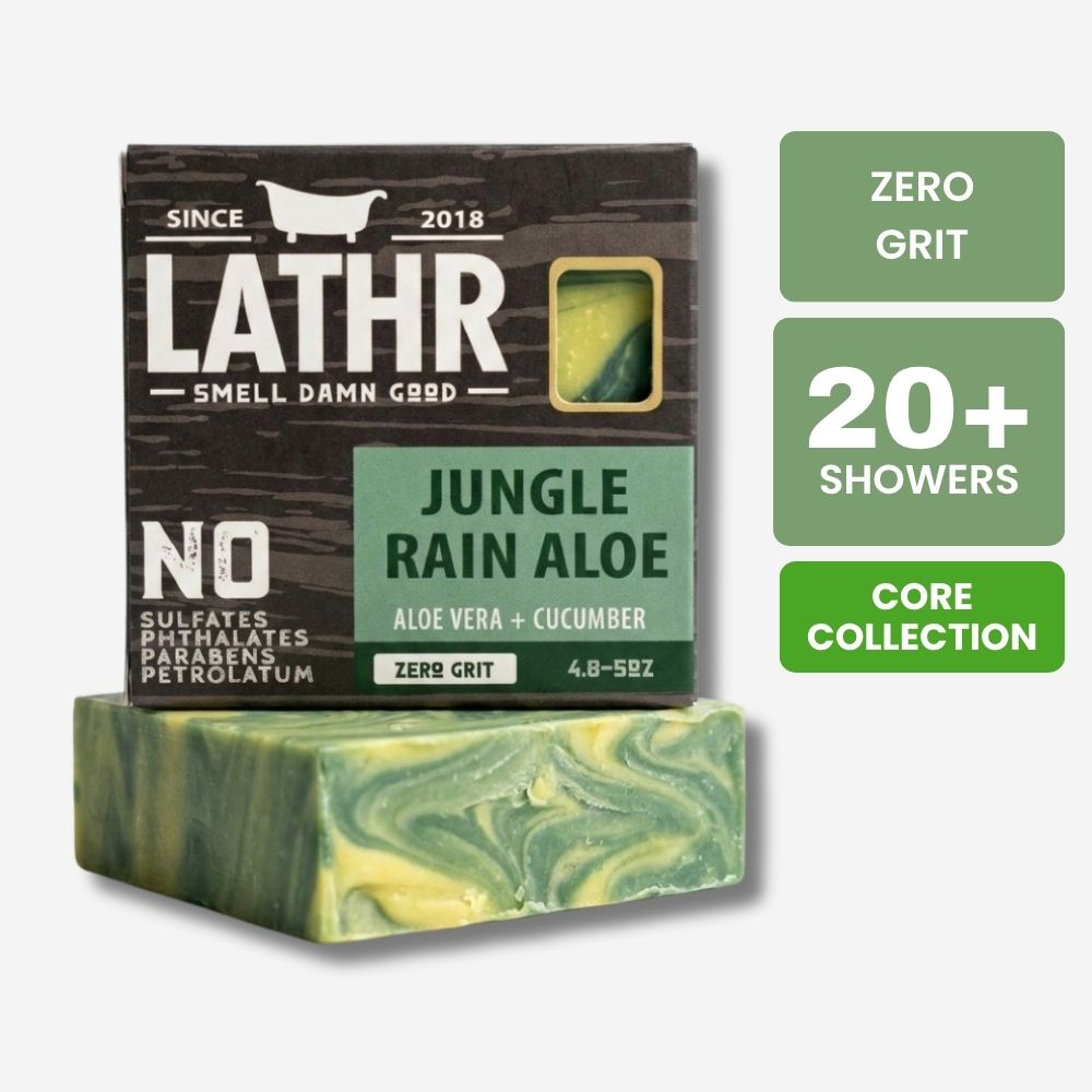 Jungle Rain Aloe Soap Bar LATHR Made In Canada