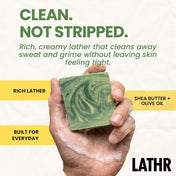 Jungle Rain Aloe Soap Bar LATHR Made In Canada