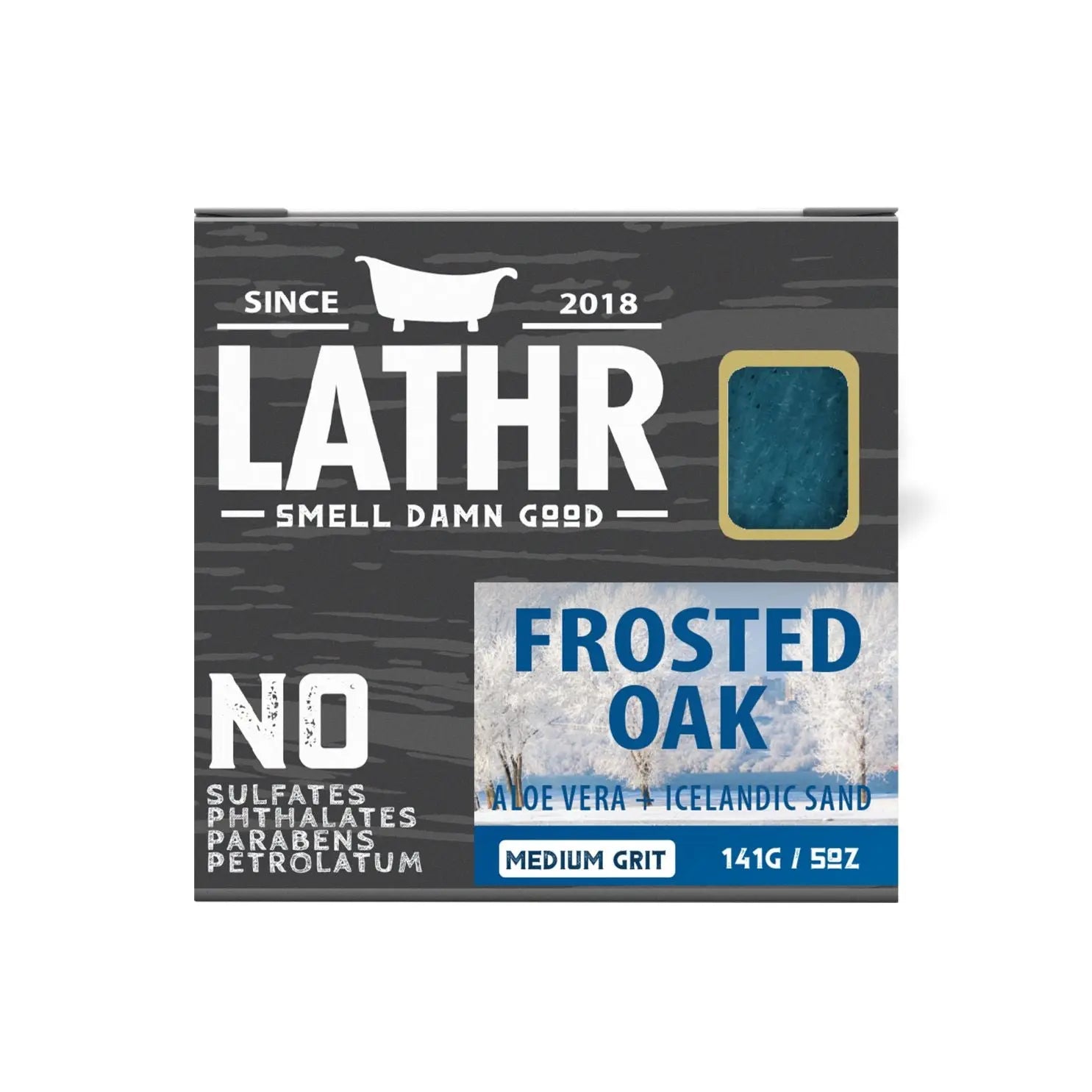 Frosted Oak Soap Bar LATHR Made In Canada
