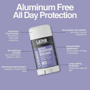 Natural Deodorant Lavender LATHR Made In Canada