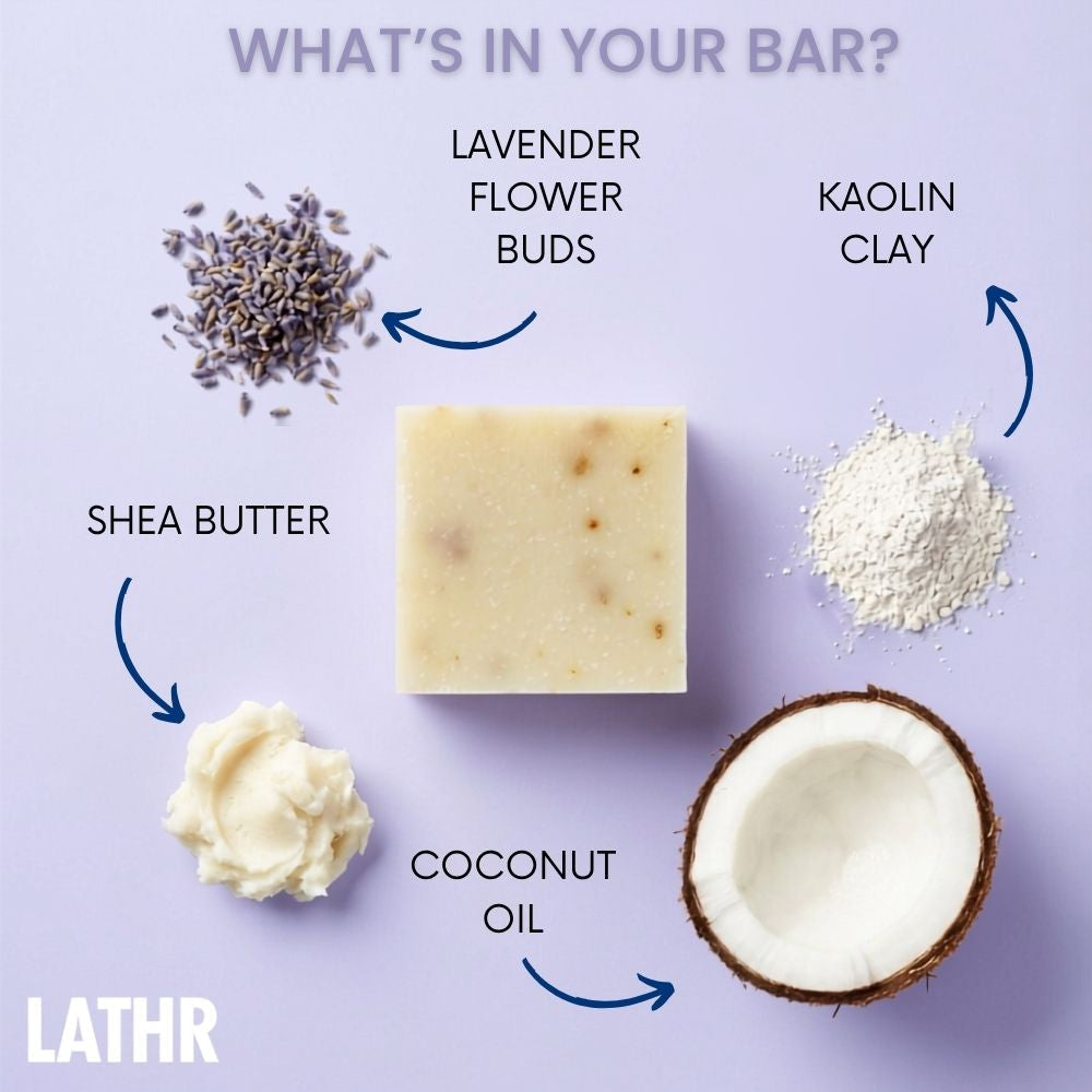 Wild Lavender Soap Bar LATHR Made In Canada
