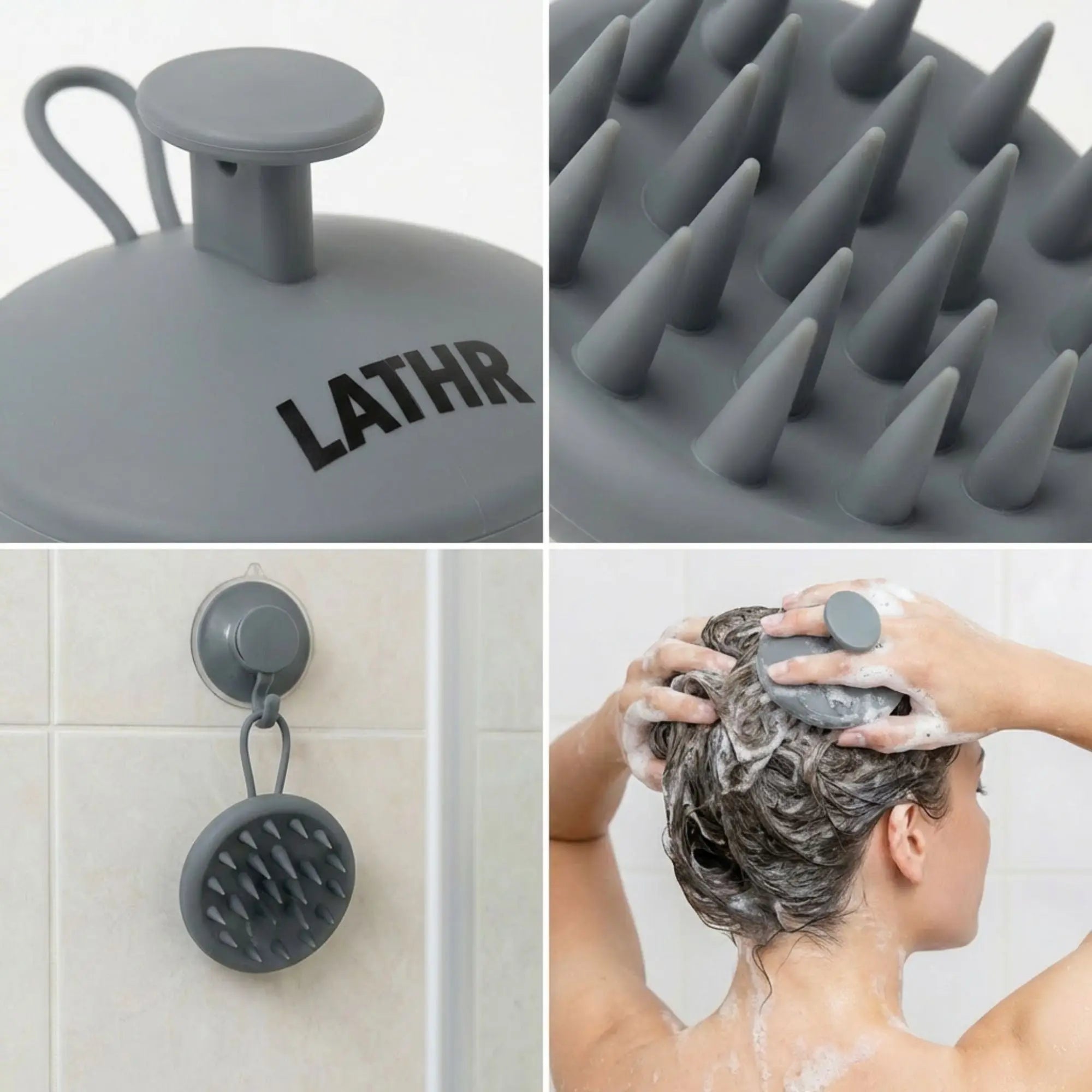 Head Scalp Scrubber LATHR Made In Canada