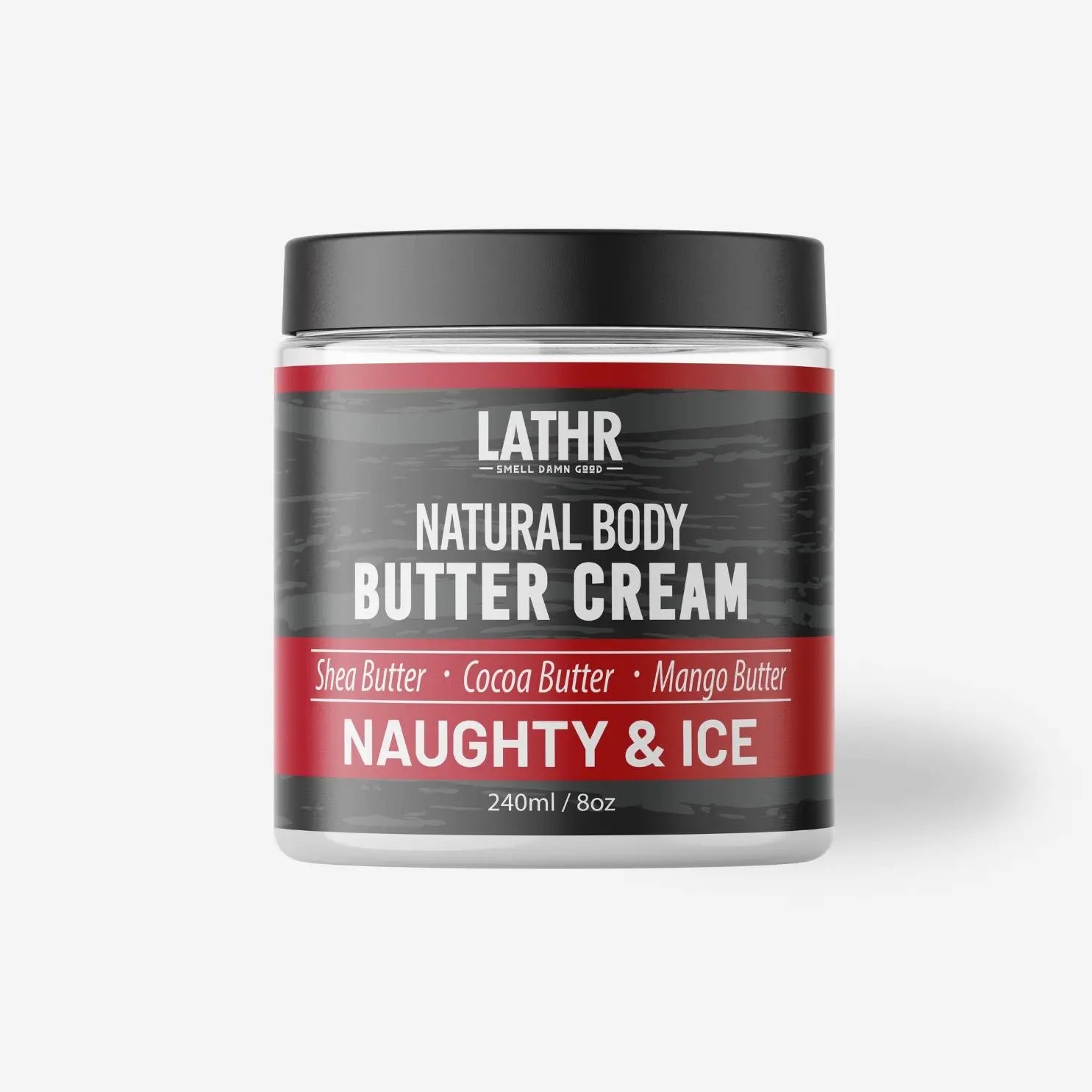 Body Butter Cream Naughty 8oz LATHR Made In Canada