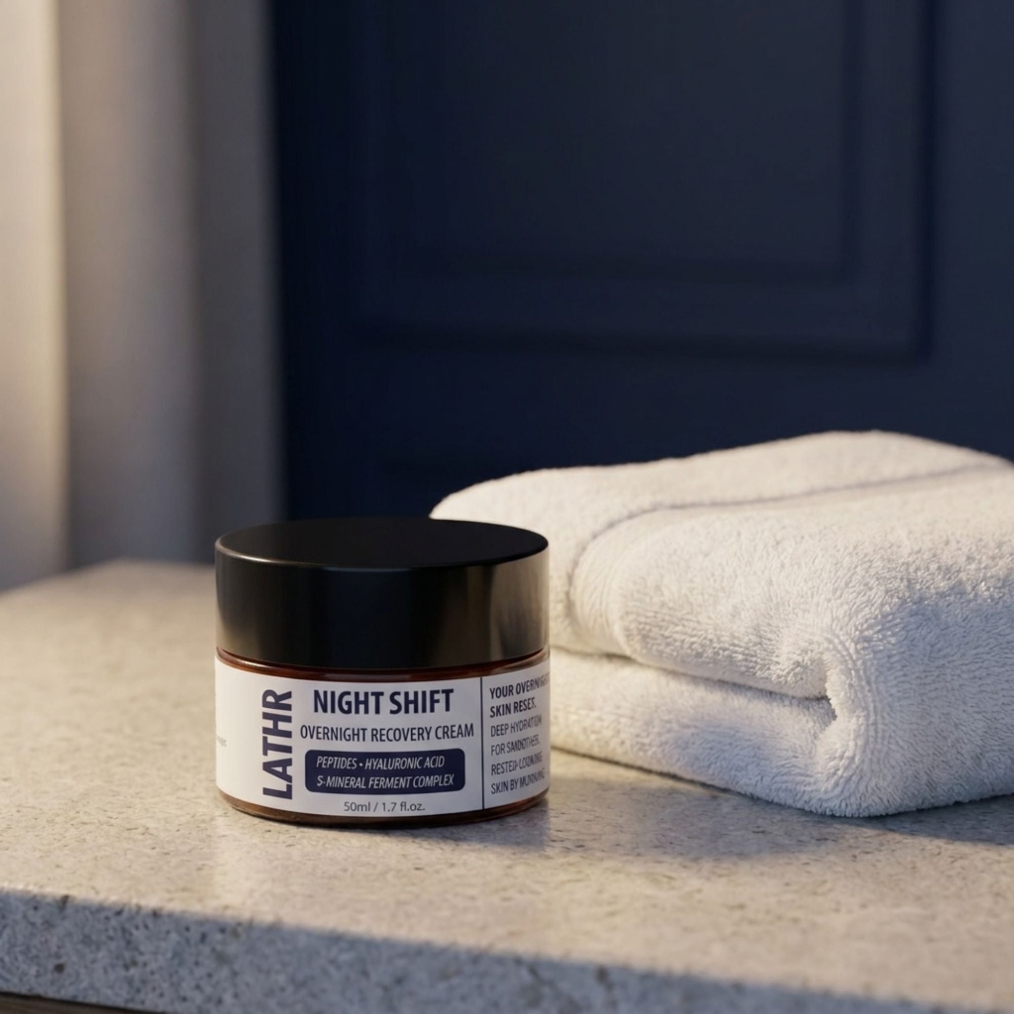 Night Shift Overnight Recovery Cream LATHR Made In Canada