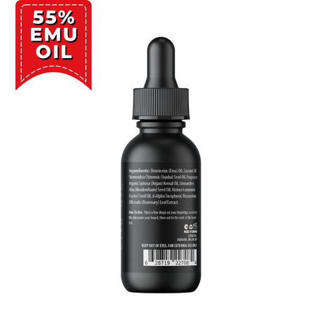 Emu Beard Oil - Sandalwood Bourbon