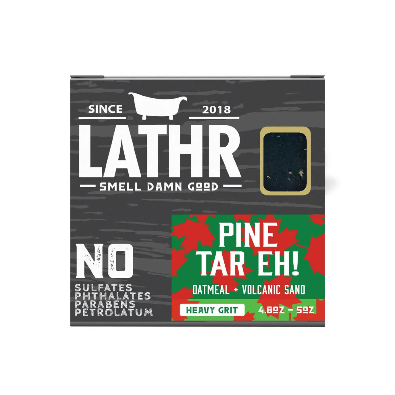 Pine Tar Eh! Soap Bar LATHR Made In Canada