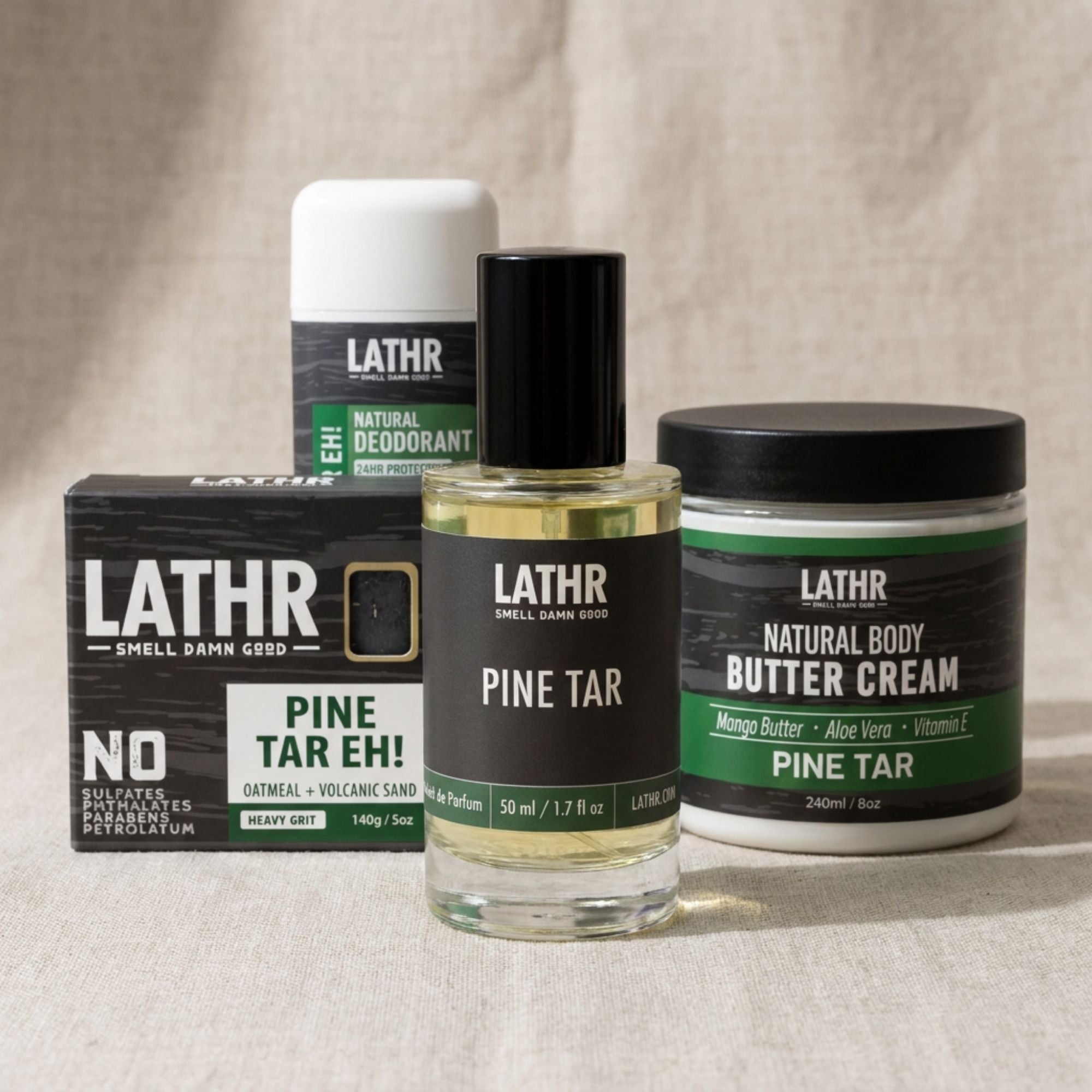 Pine Tar Extrait Cologne LATHR Made In Canada