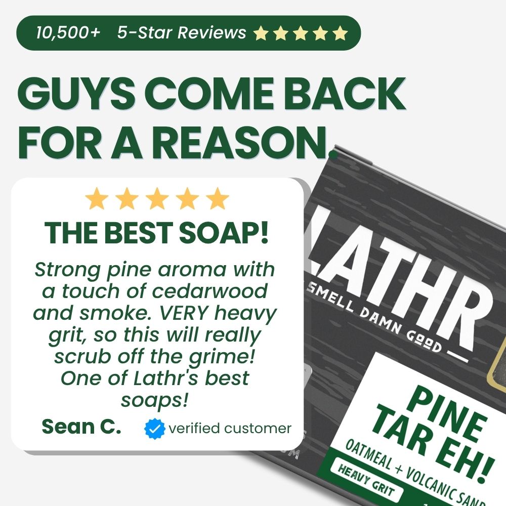 Pine Tar Eh! Soap Bar LATHR Made In Canada