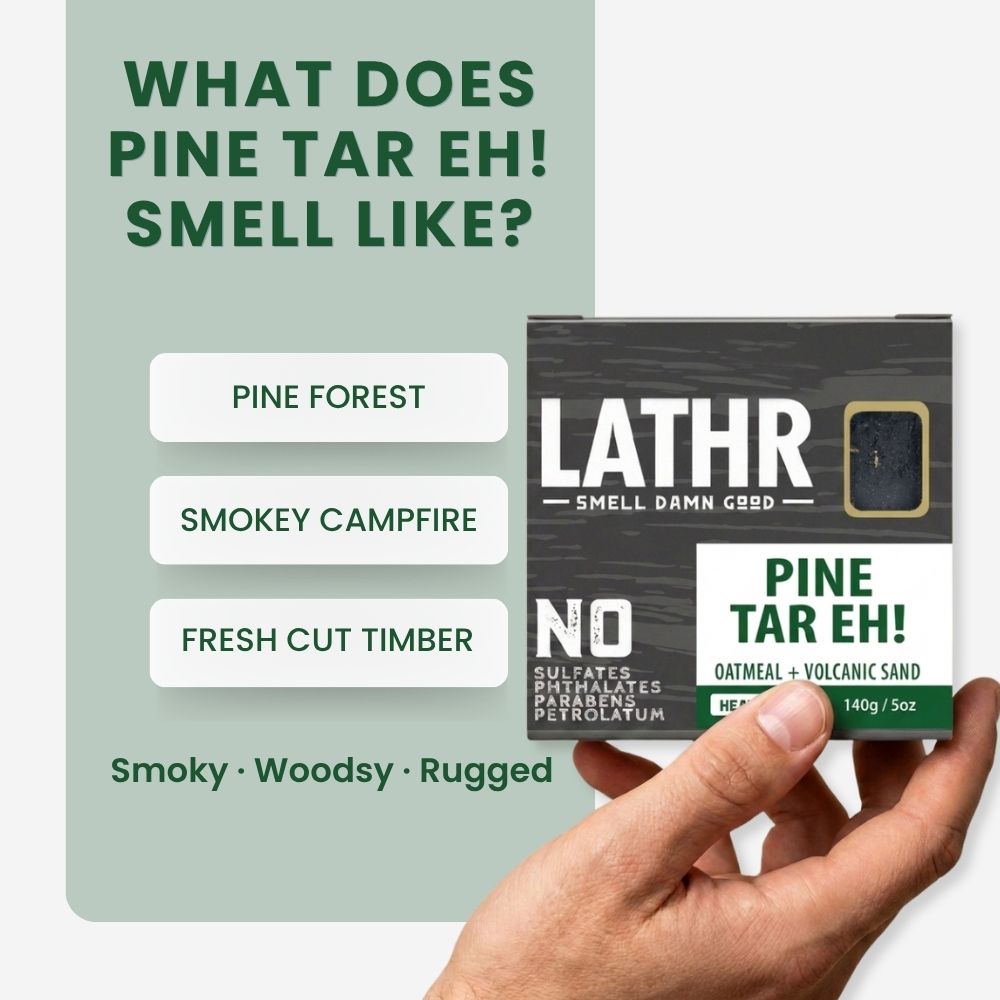 Pine Tar Eh! Soap Bar LATHR Made In Canada