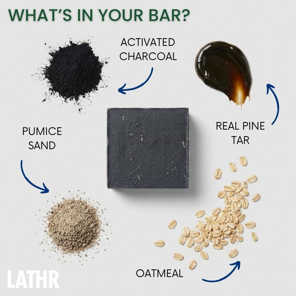 Pine Tar Eh! Soap Bar LATHR Made In Canada