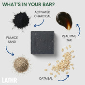 Pine Tar Eh! Soap Bar LATHR Made In Canada