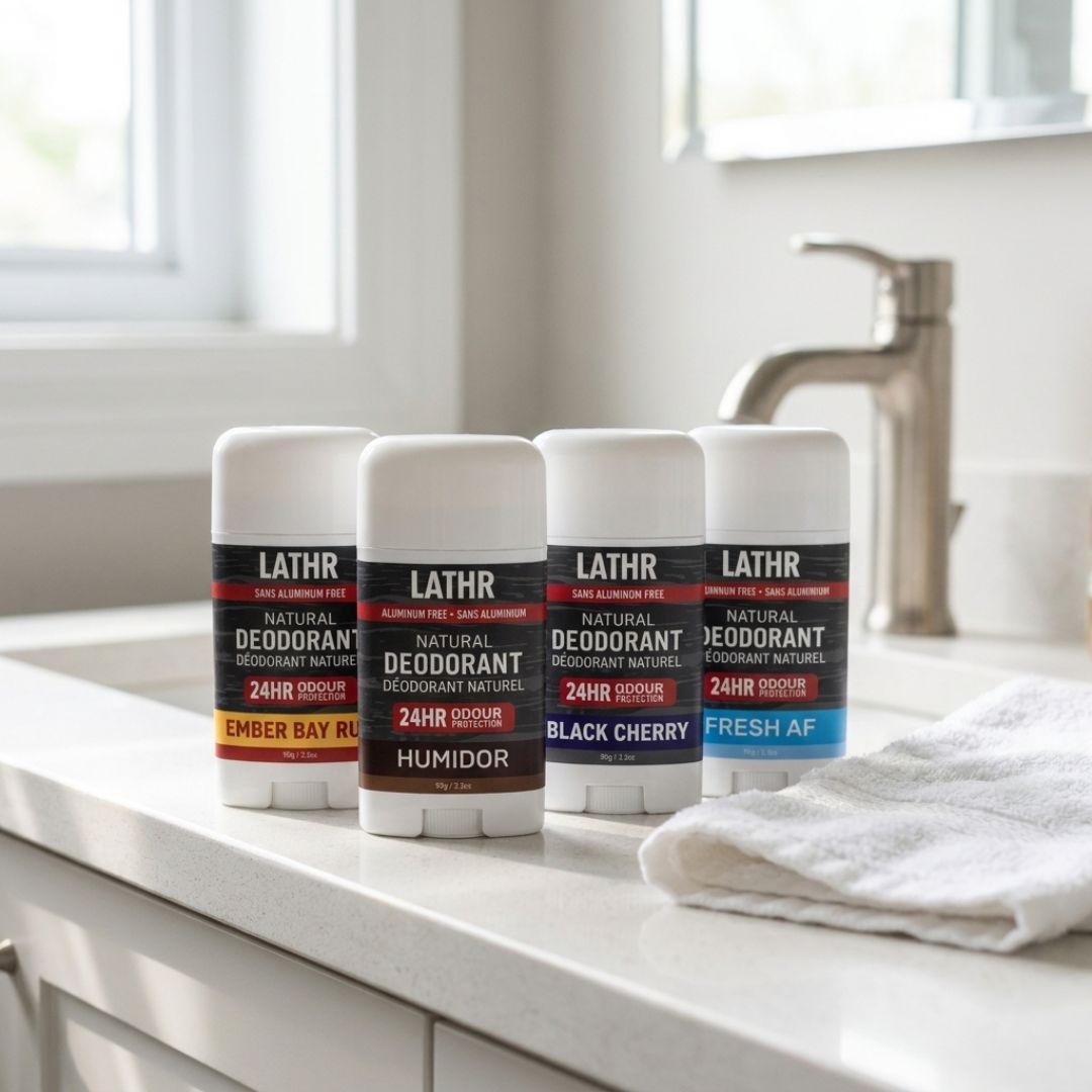 Power Glide Deodorant 4-Pack Fast Bundle Made In Canada