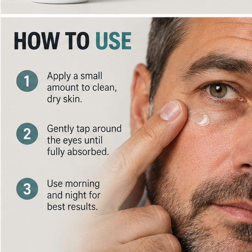 Rescue Eye Serum — Peptide Eye Treatment Gel for Men LATHR Made In Canada