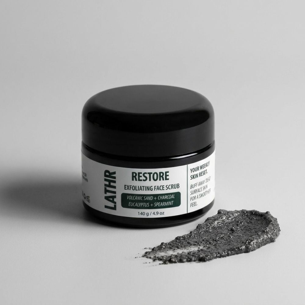Restore Exfoliating Face Scrub LATHR Made In Canada