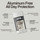 Natural Deodorant Root Beer LATHR Made In Canada