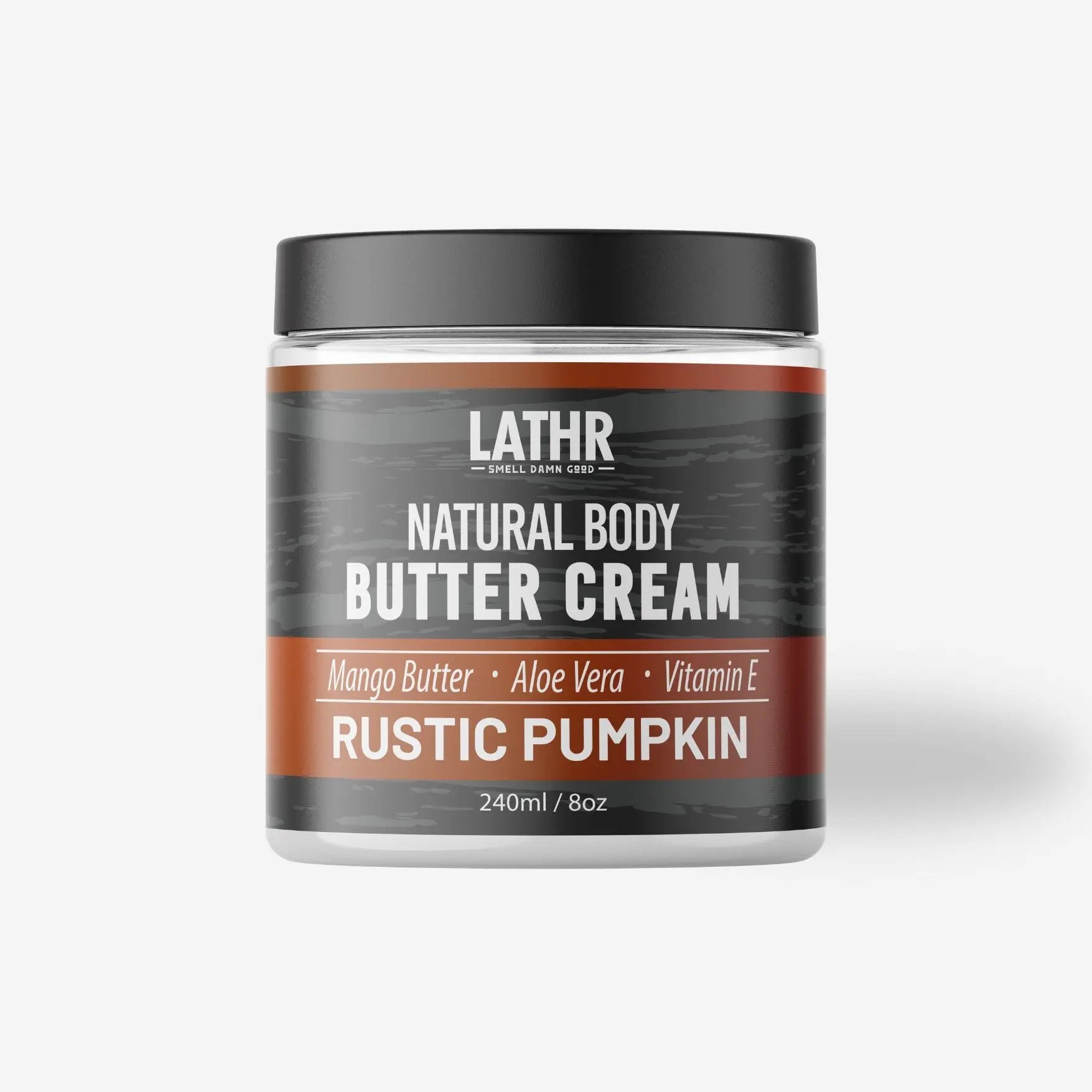 Body Butter Cream Rustic Pumpkin 8oz LATHR Made In Canada