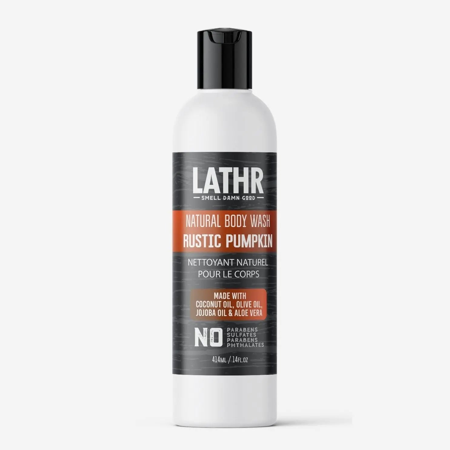 Rustic Pumpkin Body Wash LATHR Made In Canada