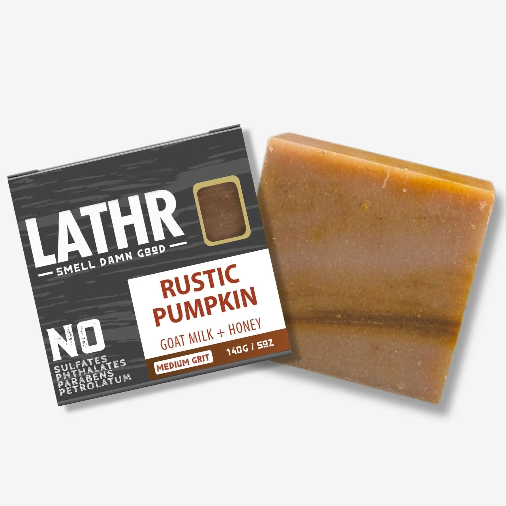 Rustic Pumpkin Soap Bar LATHR Made In Canada