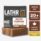 Rustic Pumpkin Soap Bar LATHR Made In Canada