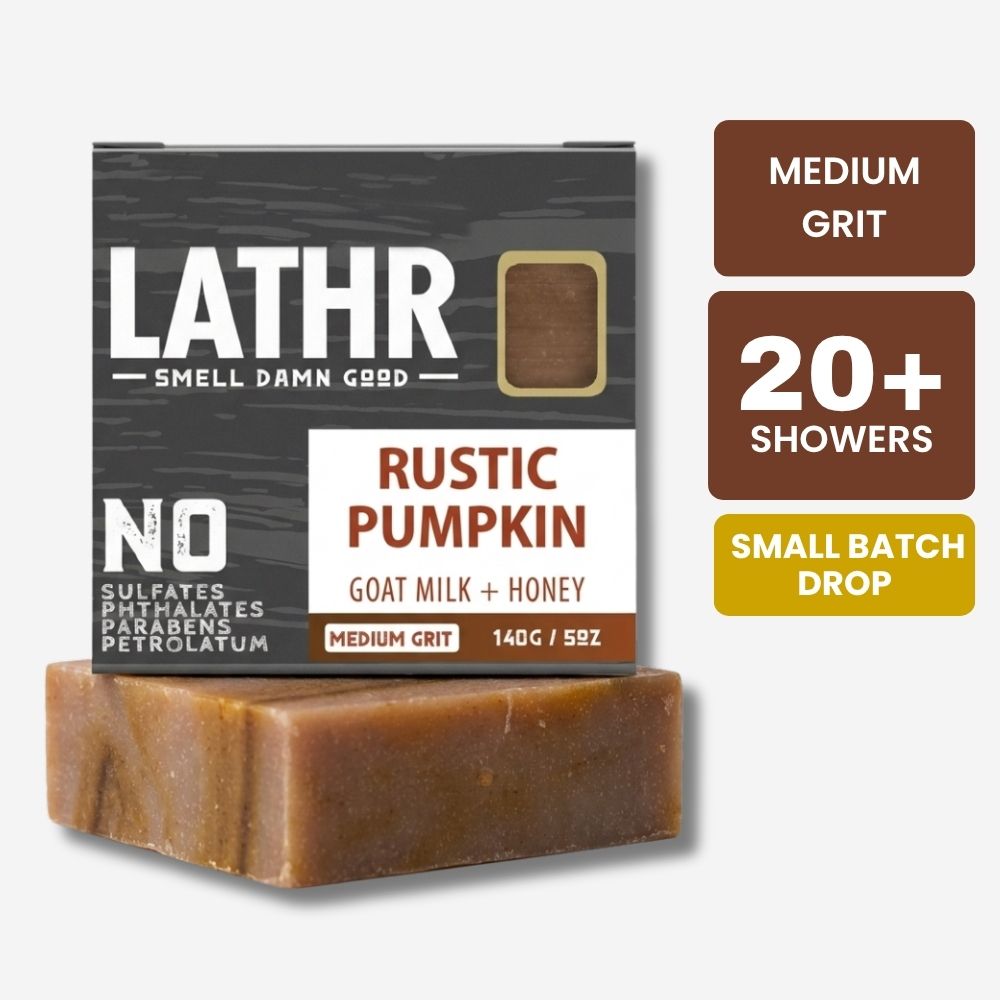 Rustic Pumpkin Soap Bar LATHR Made In Canada