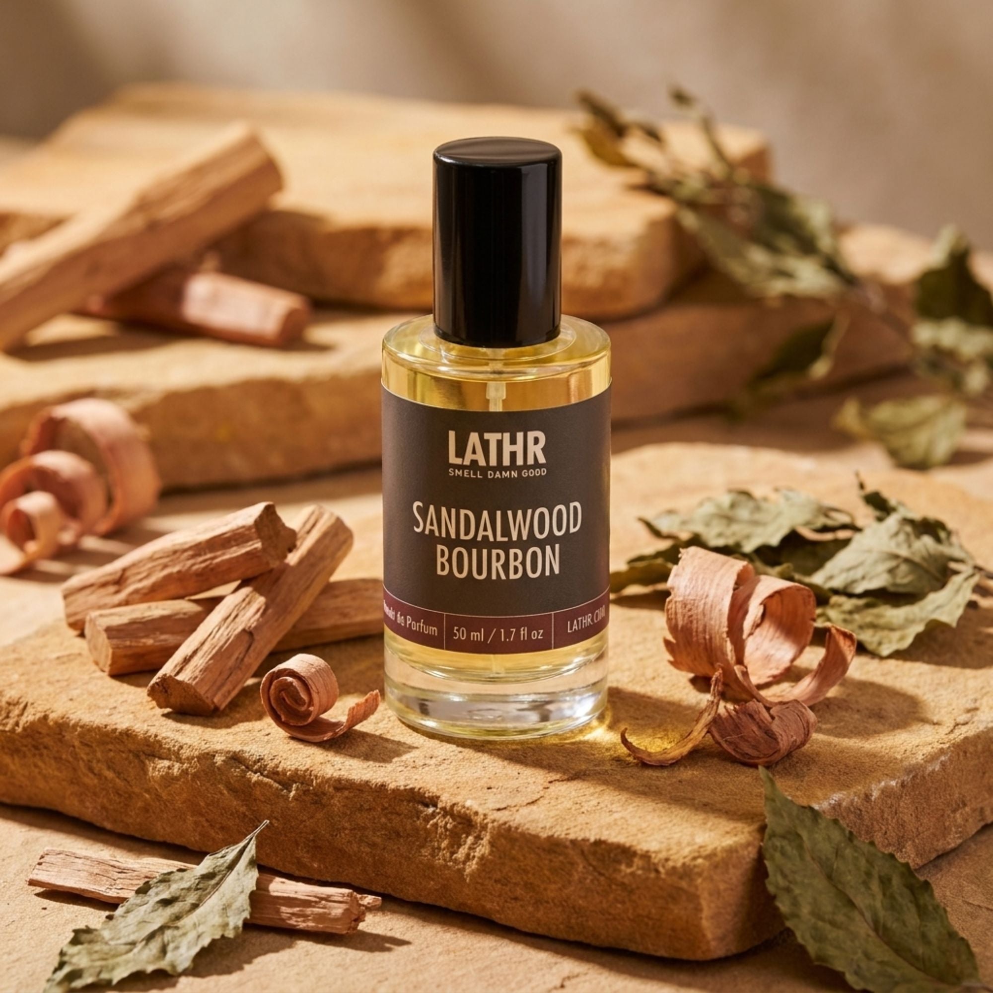 Sandalwood Bourbon Cologne LATHR Made In Canada