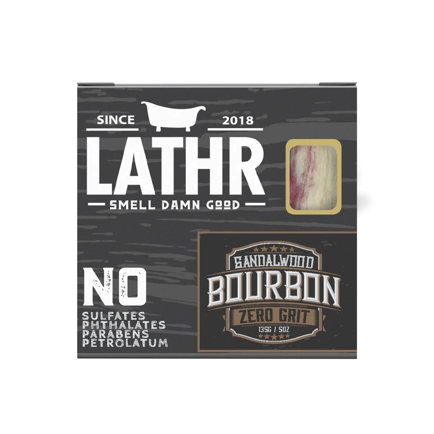 Sandalwood Bourbon Soap Bar LATHR Made In Canada