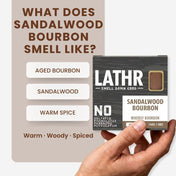 Sandalwood Bourbon Soap Bar LATHR Made In Canada