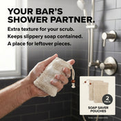 Soap Saver Pouches — 2 Pack LATHR Made In Canada