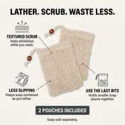Soap Saver Pouches — 2 Pack LATHR Made In Canada