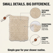 Soap Saver Pouches — 2 Pack LATHR Made In Canada