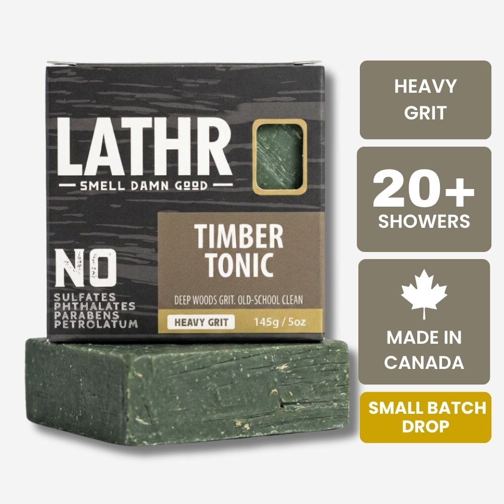 Timber Tonic Soap Bar LATHR Made In Canada