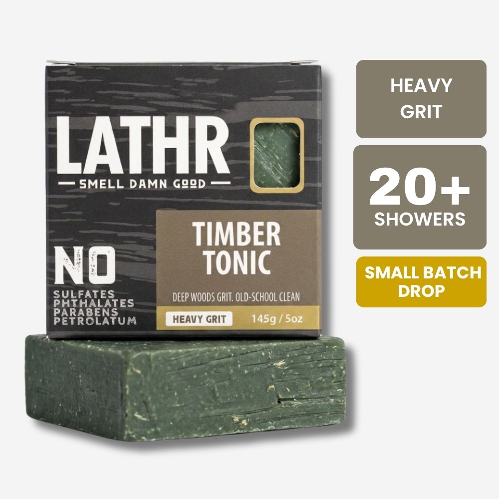 Timber Tonic Soap Bar LATHR Made In Canada
