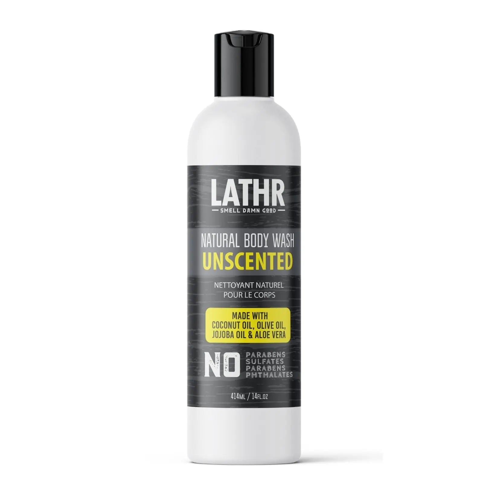 Unscented Body Wash LATHR Made In Canada