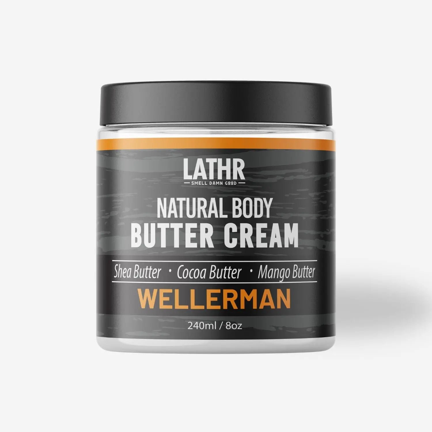 Body Butter Cream Wellerman 8oz LATHR Made In Canada