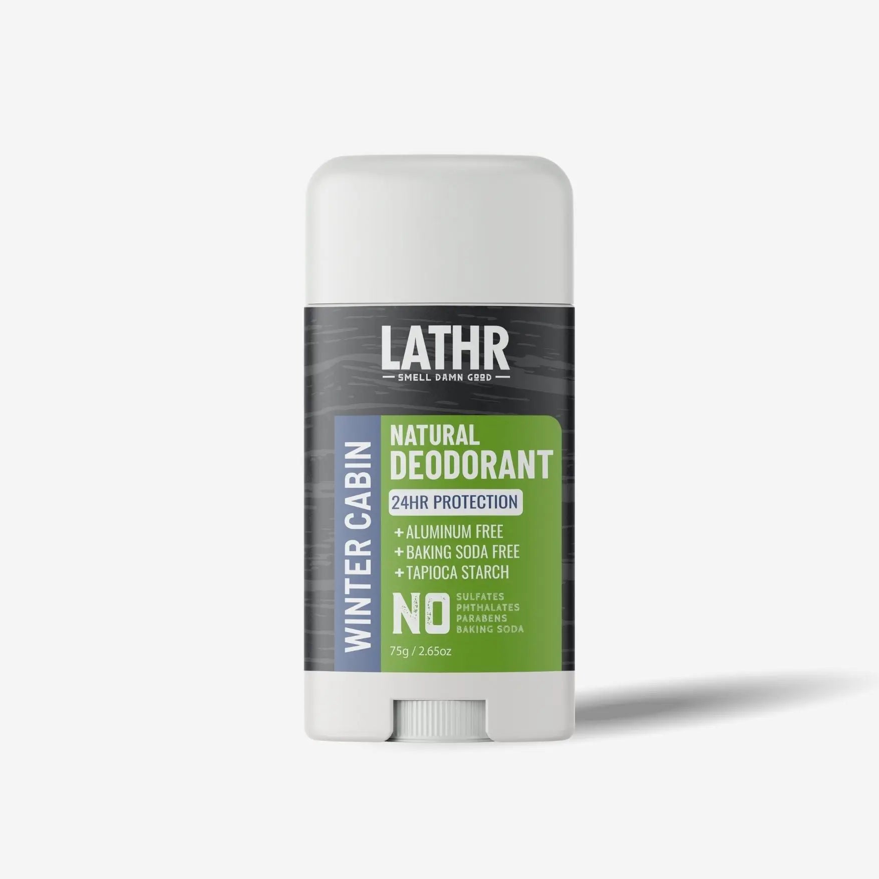 Natural Deodorant Winter Cabin LATHR Made In Canada