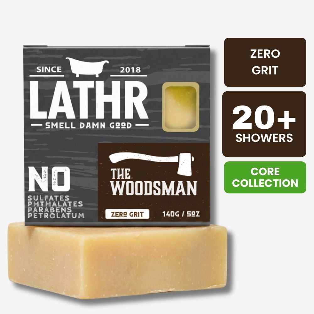 The Woodsman Soap Bar LATHR Made In Canada