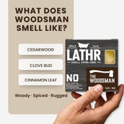 The Woodsman Soap Bar LATHR Made In Canada