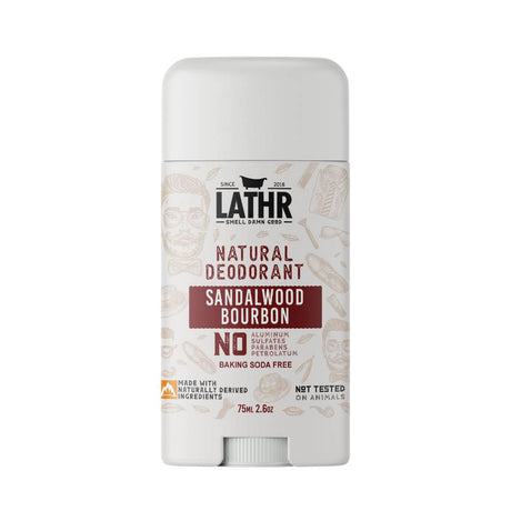 Natural Deodorant Sandalwood Bourbon - LATHR